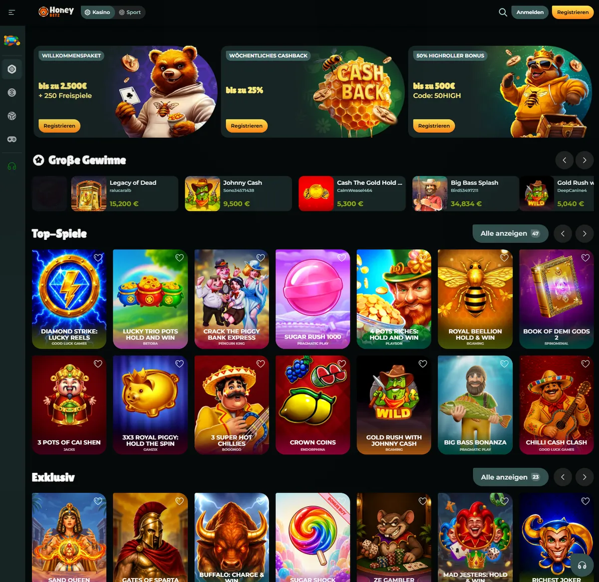 Honeybetz Casino